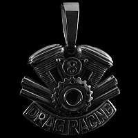 V8 Motorblock Anhnger 935er Silber