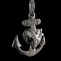 Anker Anhnger Glaube Liebe Hoffnung mit Diamanten