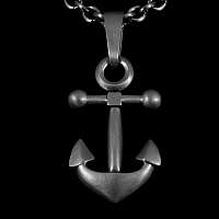 Anker Anhnger mit Gravur