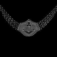 Collier mit Anker aus Silber