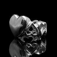 Herz Ring aus 935er Silber