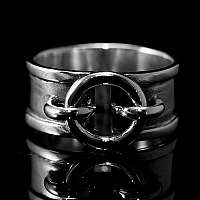 Gürtel Ring aus Silber